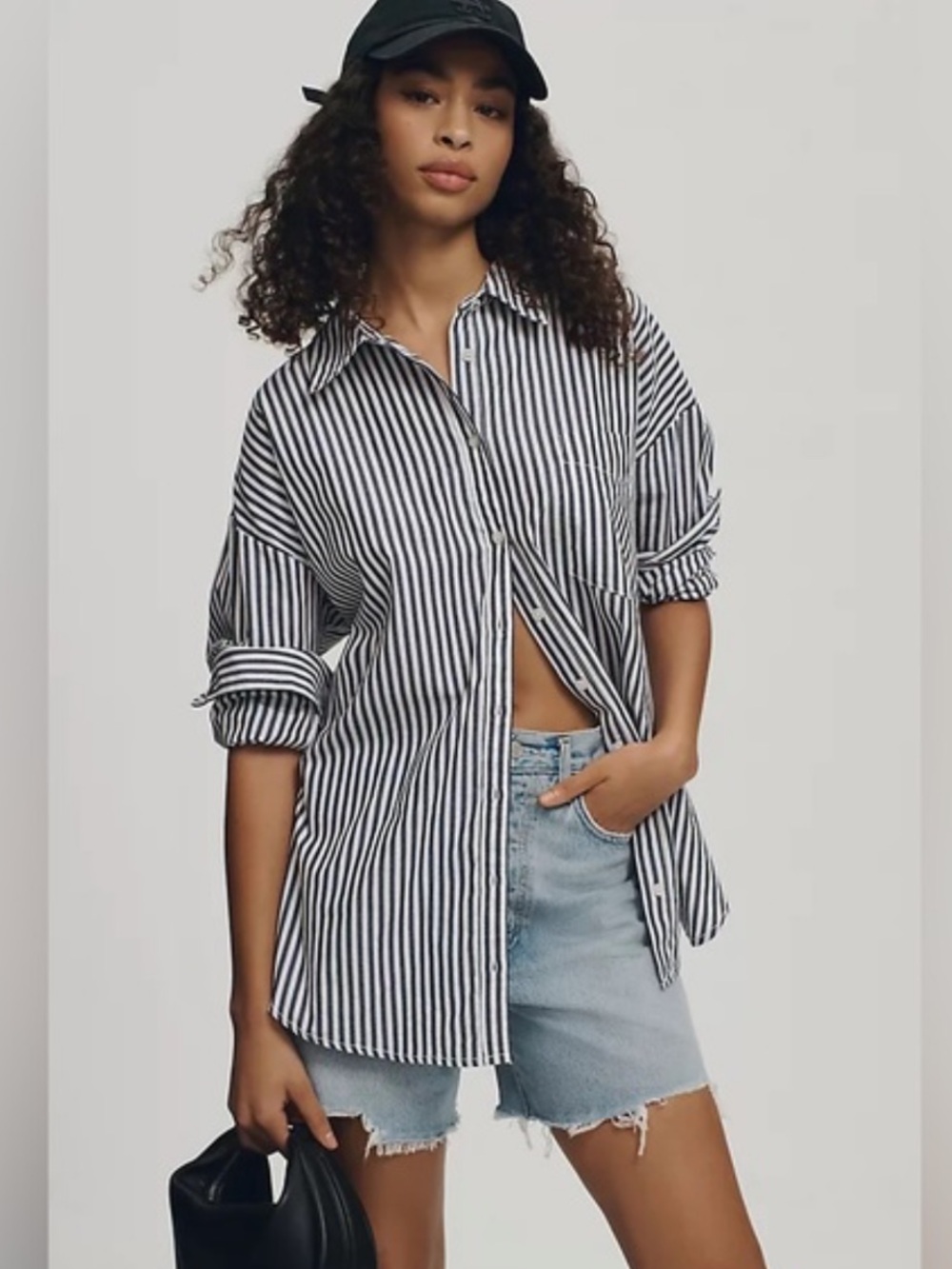 NWOT Maeve by Anthropologie Bennet 100% Cotton Button-Down Shirt